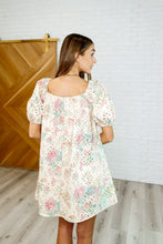 Load image into Gallery viewer, Bow Peep Eyelet Knit Dress in Pink and Green