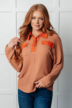 Load image into Gallery viewer, Can't Imagine Why Waffle Knit Contrast Trim Top