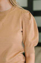 Load image into Gallery viewer, Casually Classy Puff Sleeve Blouse in Brush