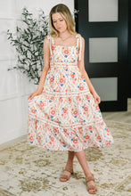 Load image into Gallery viewer, Country Crush Adjustable Strap Dress in Cream and Red