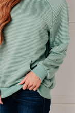 Load image into Gallery viewer, Crosswalk Textured Hoodie in Green