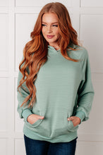 Load image into Gallery viewer, Crosswalk Textured Hoodie in Green