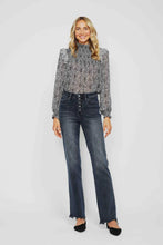 Load image into Gallery viewer, JUDY BLUE Button Fly Hem Destroy Straight Jeans