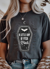 Load image into Gallery viewer, Ray of Pitch Black Graphic Tee (multiple color options)