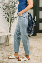 Load image into Gallery viewer, JUDY BLUE Dawn Mid Rise Ankle Straight Jeans w/Bandana Loop