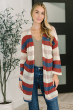 Load image into Gallery viewer, Definitely Dapper Striped Knit Cardigan