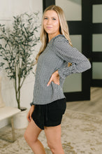 Load image into Gallery viewer, Different Kind of Gal Gingham Long Sleeve Blouse