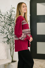 Load image into Gallery viewer, Don't Let Me Miss It Color Block Detail Top