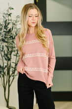 Load image into Gallery viewer, Down to Every Detail Drop Shoulder Long Sleeve in Dusty Rose