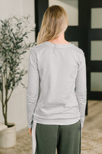 Load image into Gallery viewer, Down to the Basics Long Sleeve Top in Heathered Grey