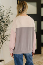 Load image into Gallery viewer, Dual Tones Cable Ribbed Knit Sweater