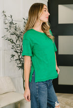 Load image into Gallery viewer, Effortless Edit Boxy Tee in Kelly Green