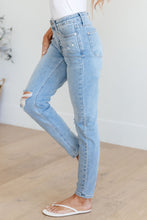 Load image into Gallery viewer, JUDY BLUE Eloise Mid Rise Control Top Distressed Skinny Jeans