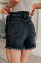 Load image into Gallery viewer, JUDY BLUE Ember High Rise Control Top Fray Hem Shorts