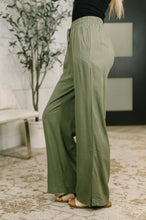 Load image into Gallery viewer, Essential Feeling Straight Leg Lounge Pants in Light in Olive