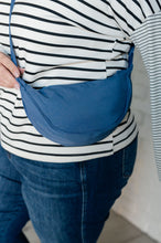 Load image into Gallery viewer, Essentially Everything Round Mini Crossbody Bag in Dusty Blue