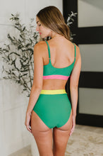 Load image into Gallery viewer, Fiji Color Block Swim Top