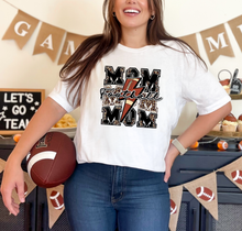 Load image into Gallery viewer, Football Mom Graphic T-Shirt (multiple color options)