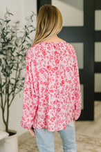 Load image into Gallery viewer, Garden Kiss V-Neck Puff Sleeve Blouse