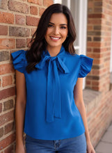 Load image into Gallery viewer, Fable & Flutter Bow Blouse (multiple color options)