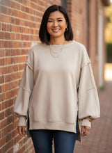 Load image into Gallery viewer, Quiet Moment Oversized Crewneck (multiple color options)