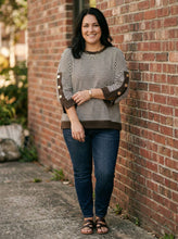 Load image into Gallery viewer, Coffee Connoisseur Striped Sweatshirt