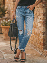 Load image into Gallery viewer, Urban Edge Distressed Ankle Jeans (multiple color options)