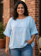 Load image into Gallery viewer, Urban Sanctuary Paneled Top (multiple color options)