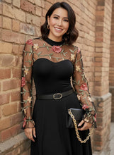 Load image into Gallery viewer, Midnight Garden Embroidered Bodysuit