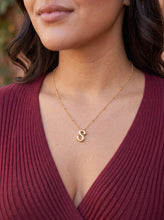 Load image into Gallery viewer, It's Personal Bubble Initial Necklace (Letters A - J)