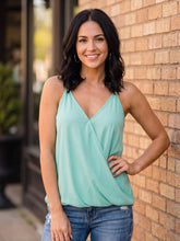 Load image into Gallery viewer, Effortless Elegance Surplice Tank (multiple color options)