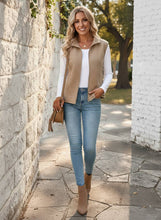 Load image into Gallery viewer, The Quilted Path Zip-Up Vest (multiple color options)