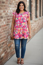 Load image into Gallery viewer, Petal Play Tiered Blouse