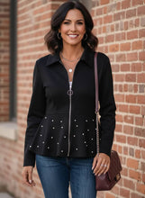 Load image into Gallery viewer, Manhattan Pearl Statement Jacket (multiple color options)