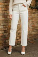 Load image into Gallery viewer, RISEN Tummy Control Mid Rise Ankle Straight Jeans