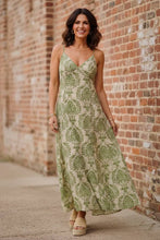 Load image into Gallery viewer, Enchanted Estate Damask Maxi Dress