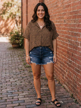 Load image into Gallery viewer, Harper Lane Collared Neck Half Sleeve Shirt (multiple print/color options)