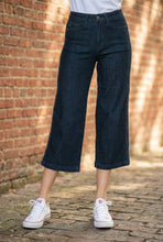 Load image into Gallery viewer, JUDY BLUE Side Seam Braid Detail Crop Wide Leg Jeans