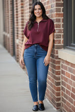 Load image into Gallery viewer, Morning Commute Half-Zip Top