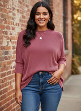 Load image into Gallery viewer, Endless Ease Relaxed Half-Sleeve Top (multiple color options)