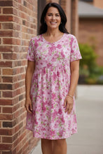 Load image into Gallery viewer, In the Sunshine Fuchsia Babydoll Dress
