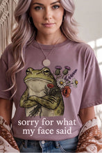Load image into Gallery viewer, Sorry For What My Face Said Graphic Tee & Sweatshirt (multiple color options)