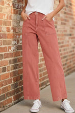 Load image into Gallery viewer, Desert Slate Utility Straight-Leg Jeans in Ash Cabernet