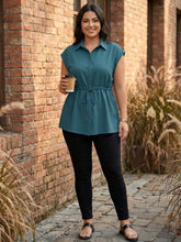 Load image into Gallery viewer, Marina Muse Cinched Blouse (multiple print options)