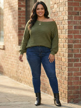 Load image into Gallery viewer, Seraphina Off-Shoulder Ribbed Knit (multiple color options)