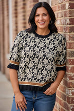 Load image into Gallery viewer, Midtown Manor Textured Knit Top