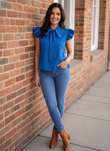 Load image into Gallery viewer, Fable & Flutter Bow Blouse (multiple color options)