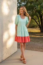 Load image into Gallery viewer, Harbor & Hue Tiered Mini Dress