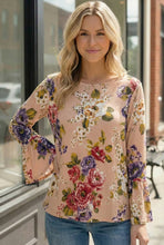 Load image into Gallery viewer, Love Grows Here Bell Sleeve Top
