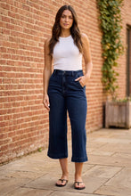 Load image into Gallery viewer, JUDY BLUE High Waist Ankle Wide Jeans